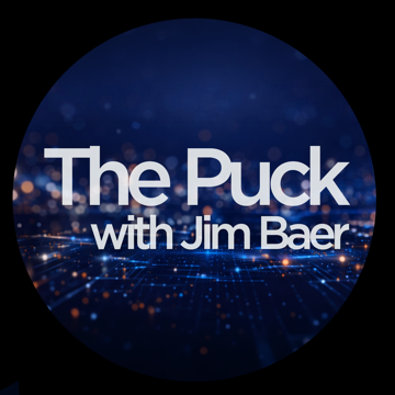 The Puck with Jim Baer circular mark
